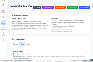 競品分析摘要結果